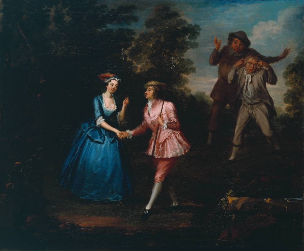 Damon And Phillida Reconciled, A Scene From Colley Cibber's 'Damon And Phillida'by William Jones